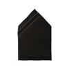 Km Home Collection Black Flake Linen Napkins Set Of 2 In Black