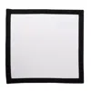 Km Home Collection Black / White Soho Cotton Napkins Set