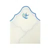Km Home Collection Fish Embroidery Linen Napkins Set Of 2