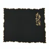 Km Home Collection Golden Tulip - Set Of 4 Linen Placemat In Multi