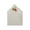 Km Home Collection Grape Embroidery Linen Napkin - Set Of 2 In Neutral