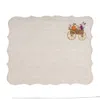 Km Home Collection Neutrals Autumn Basket Linen Placemats Set Of Two