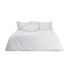 Km Home Collection Neutrals Chain Bedding Set In Beige