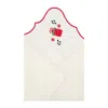 Km Home Collection Neutrals Set Of Two Christmas Gift Embroidery Cotton Napkin