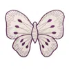Km Home Collection Pink / Purple Butterfly Cotton Placemat Purple Set