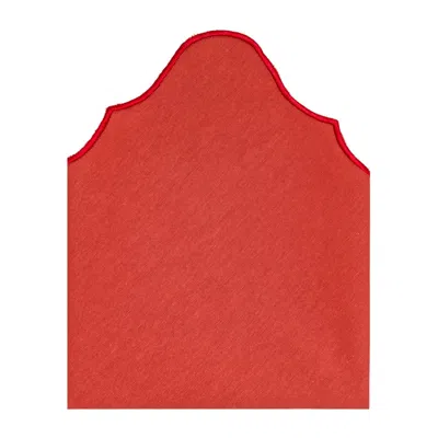 Km Home Collection Red Maple Leaf Cotton Napkins Set Of Two
