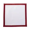 Km Home Collection Red / White Monaco Cotton Napkins Set