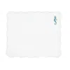 Km Home Collection Seahorse Embroidery Linen Placemats Set Of 2 In Multi
