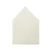 Km Home Collection Set Of 4 White Stripped Linen Napkin In White