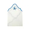 Km Home Collection Starfish - Set Of 4 Linen Napkin