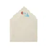 Km Home Collection Turquoise Clove - Set Of 4 Linen Napkin In Blue