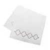 Km Home Collection White Catena Embroidery Face Towel In White