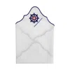 Km Home Collection White Dusk – Cotton Napkins  Set Of 2 In Multi