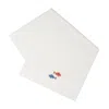 Km Home Collection White Fish Embroidery Face Towel In White