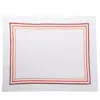 Km Home Collection White Sunset Cotton Placemat Set