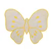 Km Home Collection Yellow / Orange Butterfly Cotton Placemat Yellow Set