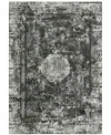 Km Home Gemini 090o2 7'10" X 10'10" Area Rug In Charcoal
