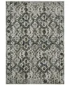 Km Home Astral 1003asl 5'3" X 7'6" Area Rug In Charcoal