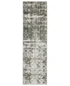 Km Home Astral 5501asl 2'3" X 7'6" Runner Area Rug In Ivory