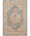 Km Home Sahar Shr06 3'11x5'11 Area Rug In Blue