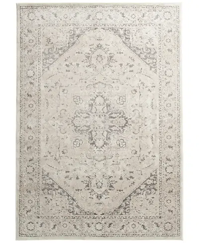 Km Home Largo Heriz 5'3" X 7'7" Area Rug In Ivory,cream