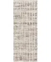 Km Home Leisure Coast 2'3"x7'7" Runner Area Rug In Cream,sand