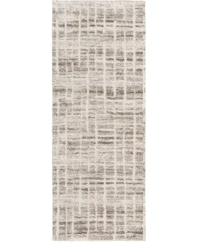 Km Home Leisure Coast 2'3"x7'7" Runner Area Rug In Cream,sand
