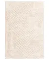 Km Home Leisure Cove Lace 7'10" X 10'10" Area Rug In Ivory