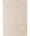 Km Home Leisure Shore 7'10"x10'10" Area Rug In Ivory