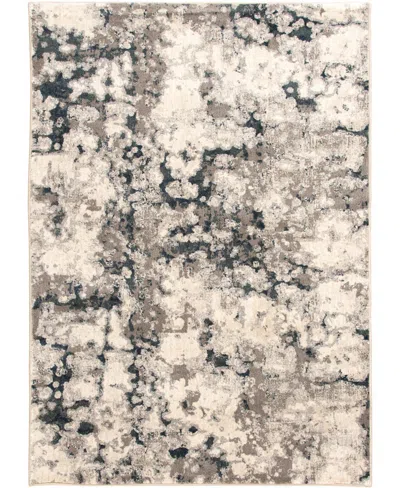 Km Home Merit Jenkin 6'6''x9'6'' Area Rug In Beige,navy