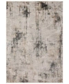 Km Home Alloy Area Rug Collection In Light Blue
