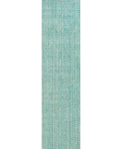 Km Home Miro 100 2'6" X 10' Runner Area Rug In Mint