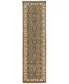 Km Home Closeout!  Pesaro 1592 2'2"x7'7" Runner Area Rug In Sage
