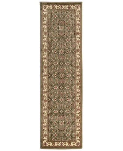 Km Home Closeout!  Pesaro 1592 2'2"x7'7" Runner Area Rug In Sage