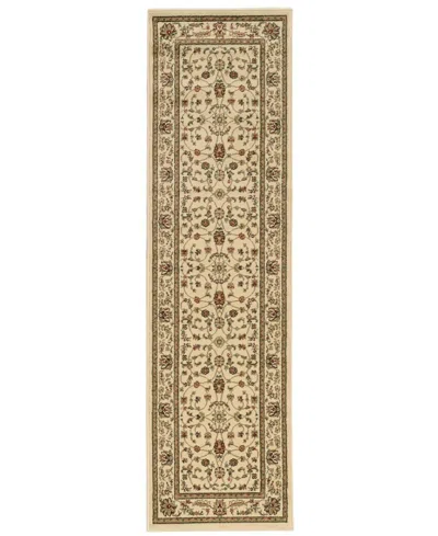 Km Home Closeout!  Pesaro 1596 2'2"x7'7" Runner Area Rug In Ivory