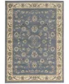 Km Home Closeout!  Pesaro 1596 3'3"x4'11" Area Rug In Gray,blue
