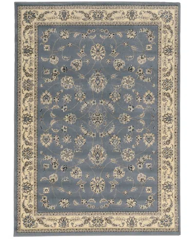 Km Home Closeout!  Pesaro 1596 3'3"x4'11" Area Rug In Gray,blue