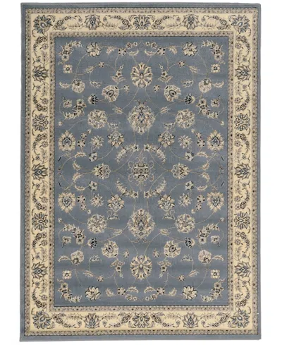 Km Home Closeout!  Pesaro 1596 5'5"x7'7" Area Rug In Gray,blue