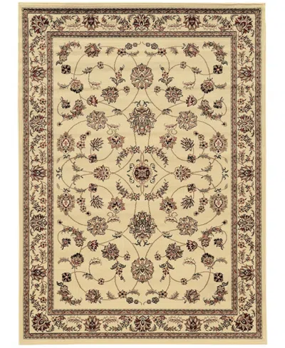 Km Home Closeout!  Pesaro 1596 5'5"x7'7" Area Rug In Ivory