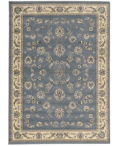 Km Home Closeout!  Pesaro 1596 7'9"x11' Area Rug In Gray,blue