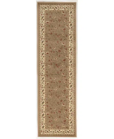 Km Home Closeout!  Pesaro 2'2"x7'7" Runner Area Rug In Beige