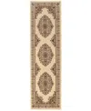 Km Home Closeout!  Pesaro 2'2"x7'7" Runner Area Rug In Ivory