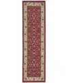 Km Home Closeout!  Pesaro 2'2"x7'7" Runner Area Rug In Red