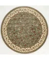 KM HOME CLOSEOUT! KM HOME PESARO 5'3"X5'3" ROUND AREA RUG