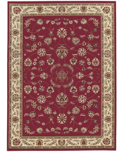 Km Home Closeout!  Pesaro 5'5"x7'7" Area Rug In Red