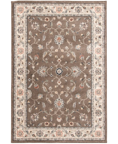 Km Home Poise Pse-7203 3'3" X 5' Area Rug In Coffee