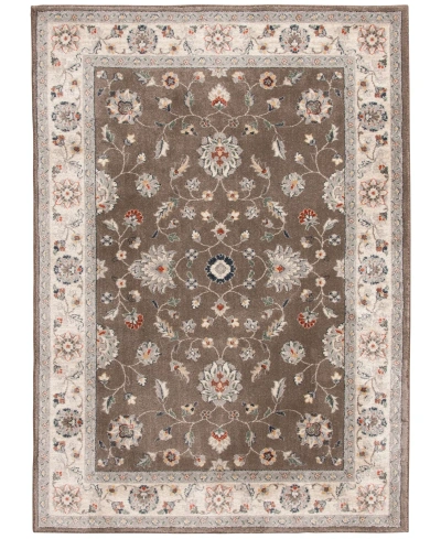 Km Home Poise Pse-7203 5'3" X 7'7" Area Rug In Coffee