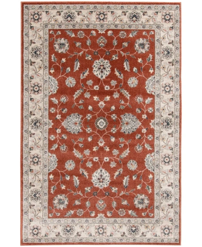Km Home Poise Pse-7203 5'3" X 7'7" Area Rug In Paprika