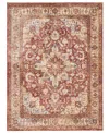 Km Home Taza Heriz 8' 3" X 11' 6" Area Rug In Red