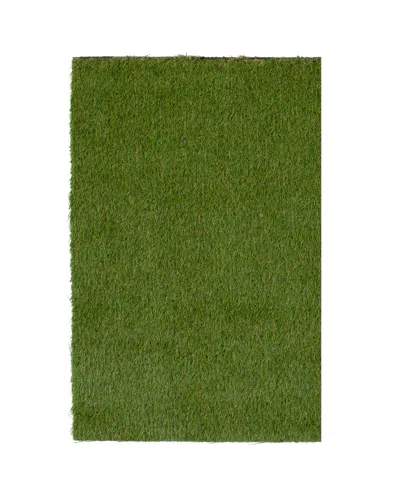 Km Home Tough Artificial Turf 2236-36oz 5' X 7' Outdoor Area Rug In Green